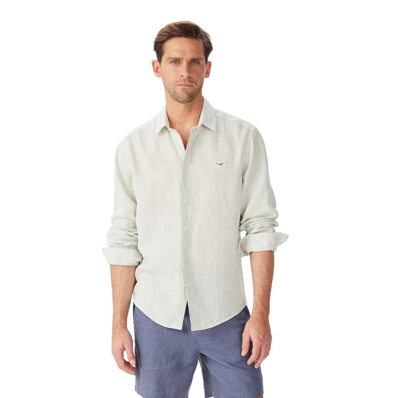 R.M. Williams Stephens Regular Linen Shirt image number 0